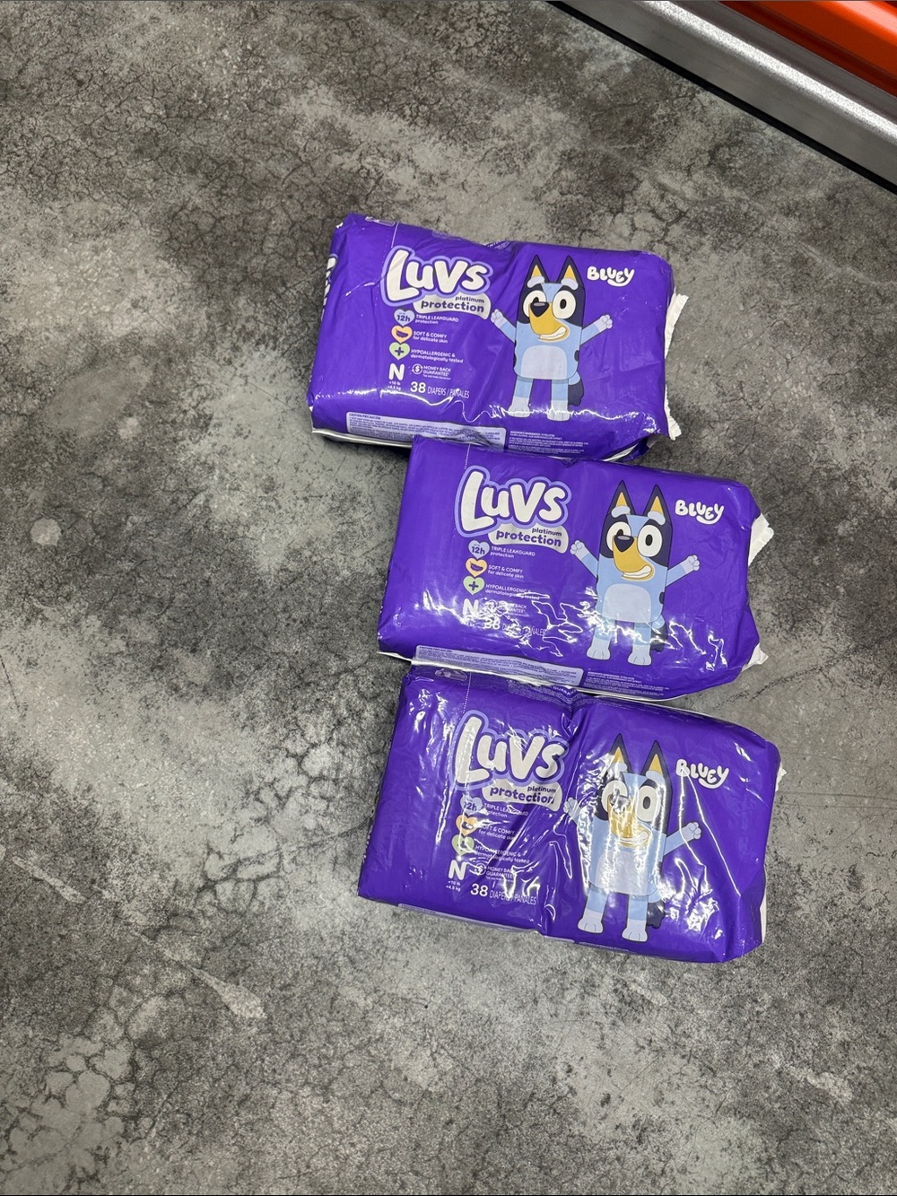 Luvs Baby Diapers - Purple Packaging